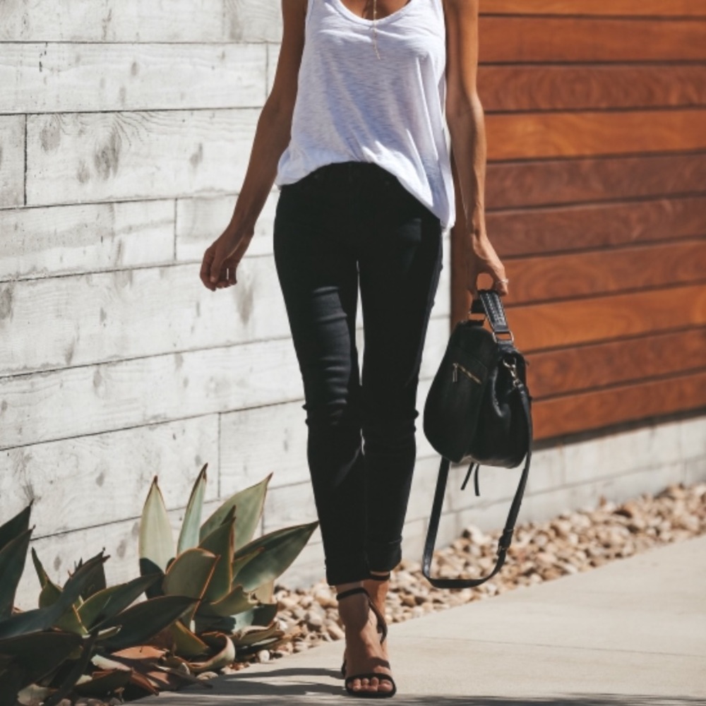 NWT Kan Can High Rise Black Basic Skinny Jeans Pants Bottom - Picture 8 of 8